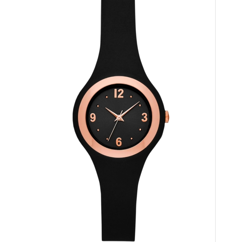 Black and Gold Women's Watch